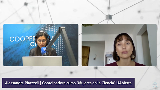 Entrevista a Alessandra Pirazzoli en Cooperativa Ciencia por curso “Desigualdades de Género: Mujeres en la Ciencia”